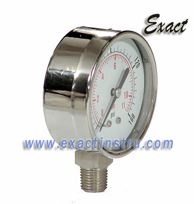 stainless steel pressure gauge