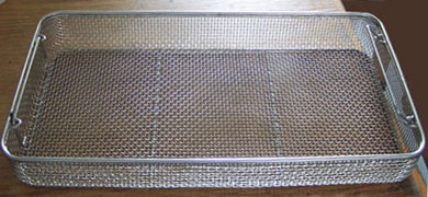 stainless steel instrument tray