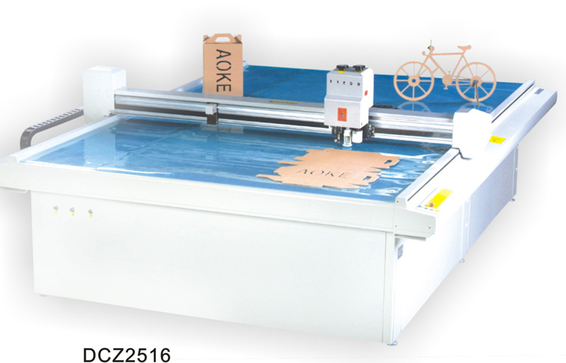 DCZ2516 sample maker cutter plotter carton cardboard paper box packaging printing pre press cutting machine