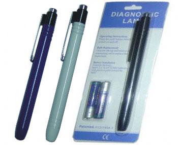 Diagnostic pen torch with pocket clip