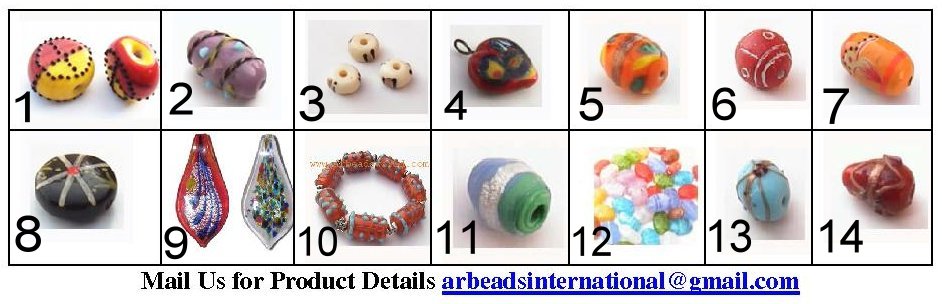 All kinds of Beads & Beaded Jewellery