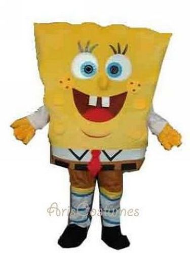 sponge bob costume mascot