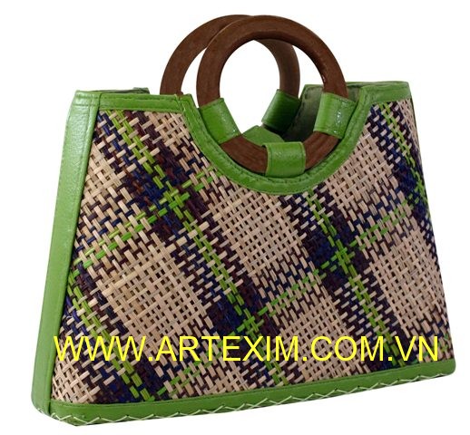 Eco-friendly Bamboo Handbag, Seagrass handbag, Jut