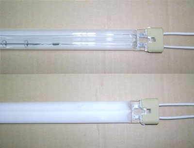 Ir twin tube with white reflector