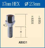 Auto Wheel Lug Bolt