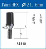 Auto Wheel Lug Bolt