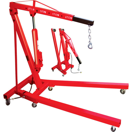 2 Ton Air Foldable Shop Crane