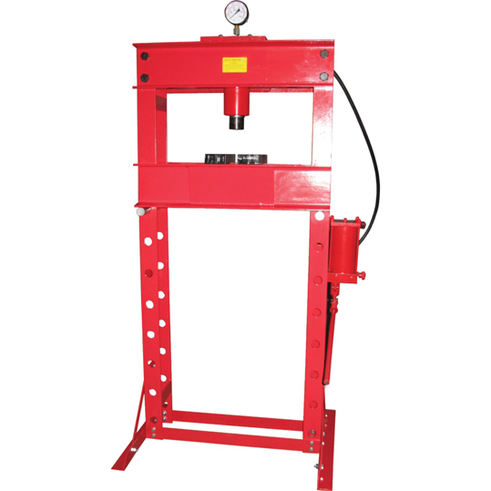 Pneumatic Shop Press with Gauge, 40 Ton