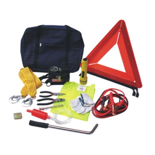 Emergency Car Kit, 14 Pieces