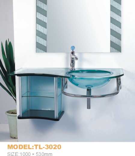 glass wash basin