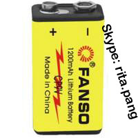 9V FANSO Primary Lithium Battery CP9V