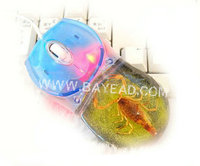 Real Insect Amber Optical Mouse 