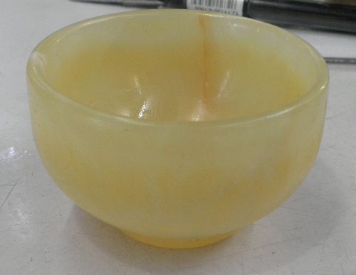 Natural Yellow Jade(honey jade) Bowl