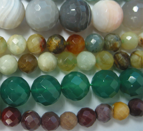 gemstone,faceted round beads