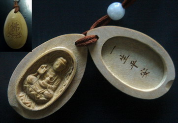 wood Buddha accessories