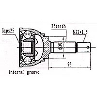 Mitsubishi Constant Velocity Joint