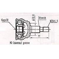 Volkswagen Constant Velocity Joint