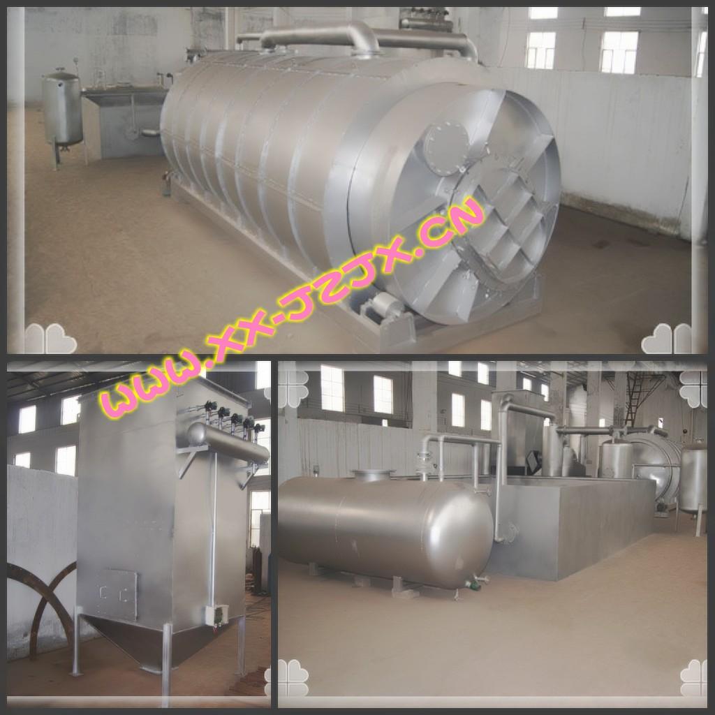 Water cooling scrap plastic machine to oil