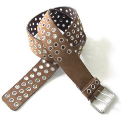 Brown Perforated Belt