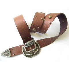 Womens Studded Cluster Stud Belt