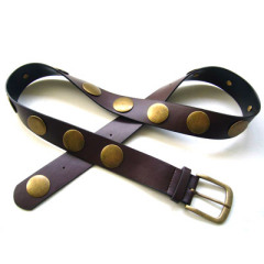 Narrow Leather Belt