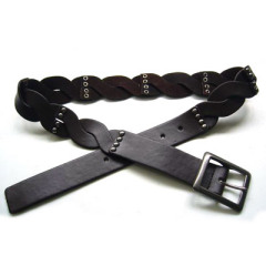 Braided Skinny Belt