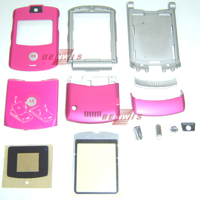 benwis sell:motorola v3 housing,pink