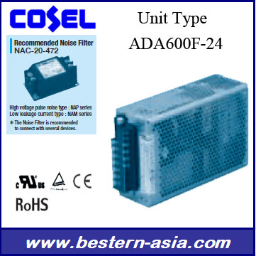 Cosel ADA600F-24  600W AC-DC Power Supply