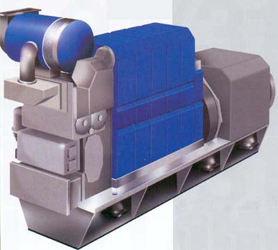 medium speed diesel generator set