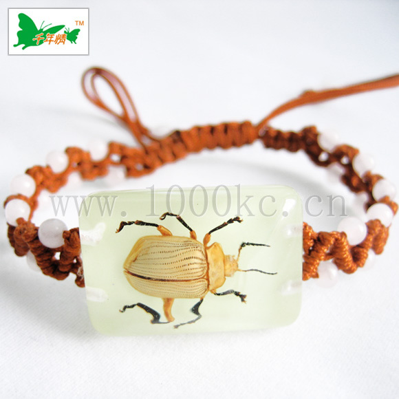 Insect amber jewelry-Bracelet