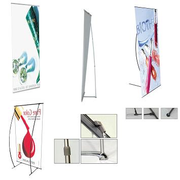 L banner stand +print 