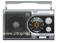 AM/FM/SW1-9 band crank radio