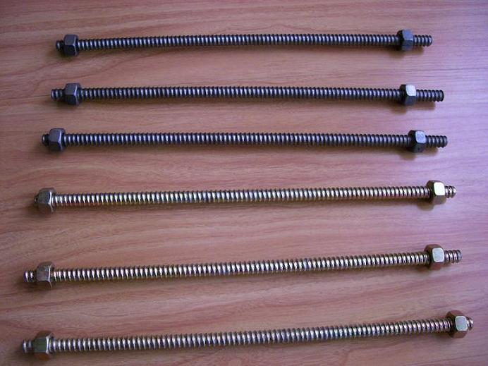 threaded rod, coil rod 