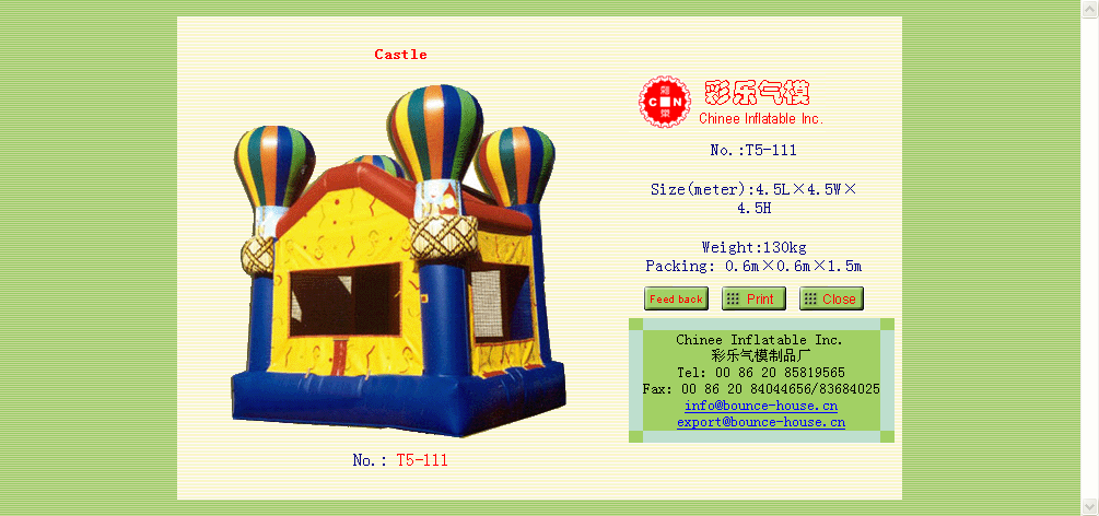 inflatable castle