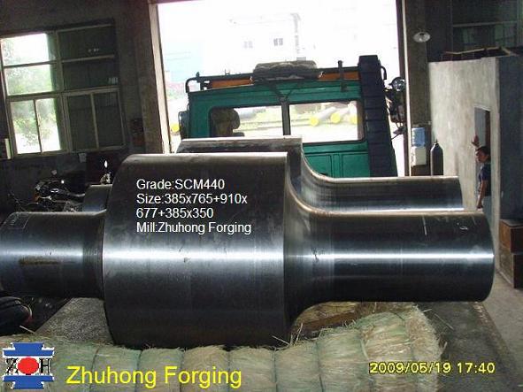 Forged rollers SCM440