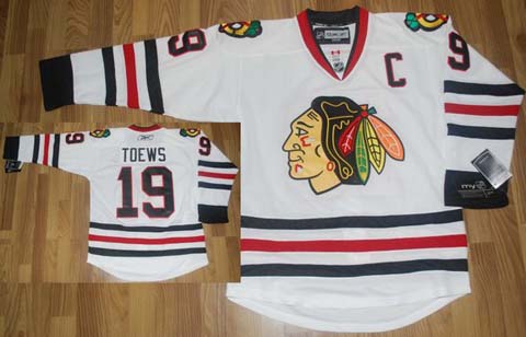nhl fashion hockey jersey 09 #19 WHITE TOEWS BLACK