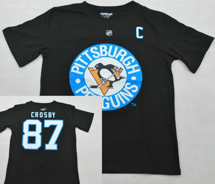 Ottawa Senators jersey#87 BLACK CROSBY PENGUINS   