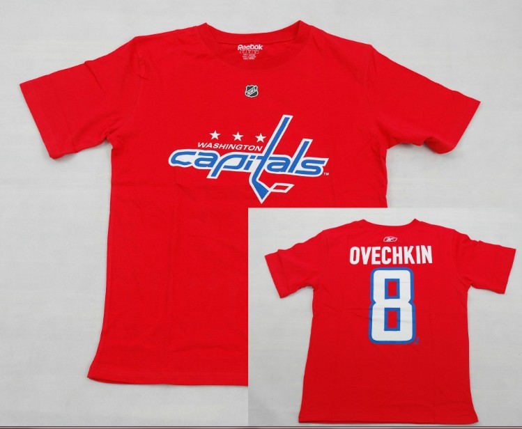 Washington Capitals #8  Ovechkin t-shirt  