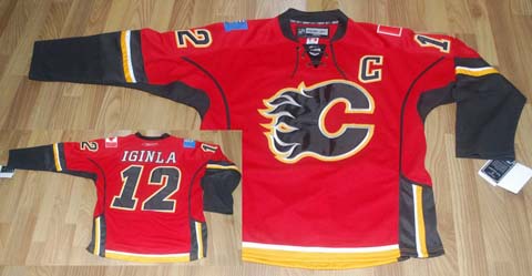 #12 IGINLA RED CALGARY FLAMES