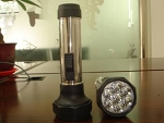 LED stainless steel plastics Flashlight