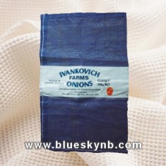 PP Leno Mesh Bag With Label