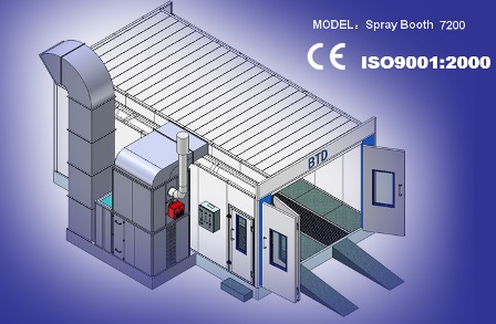 Car Spray Booth (BTD 7200) - Special offer 