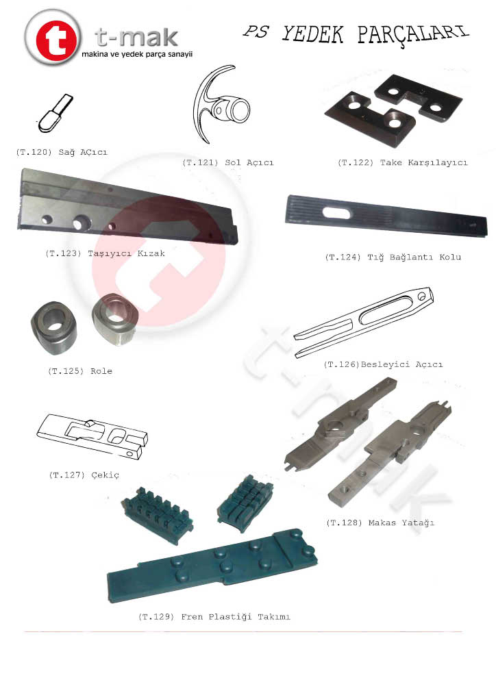 SULZER PS 930 SPARE PARTS