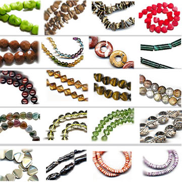 offer various semi-precious beads ,etc