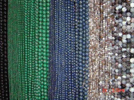 offer various semi-precious beads ,etc