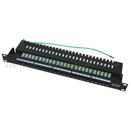 Cat3 25 port telephone patch panel