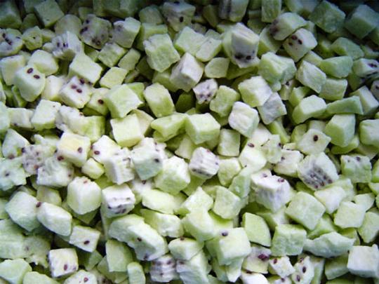 Frozen Kiwi dices