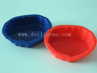 silicone mini cake mold--heart shape