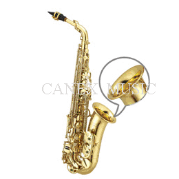 Gold Brass Alto Saxophone