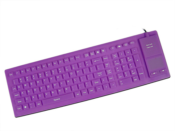 flexible keyboard with full sealed touchpad BRK200